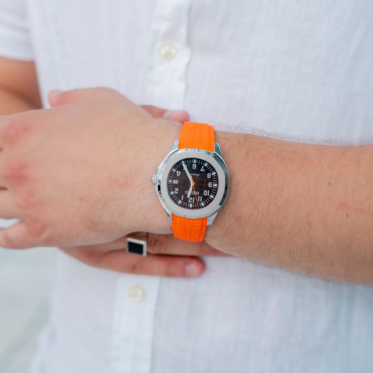 Seiko Mod Aquanaut | Orange - TWTwatches
