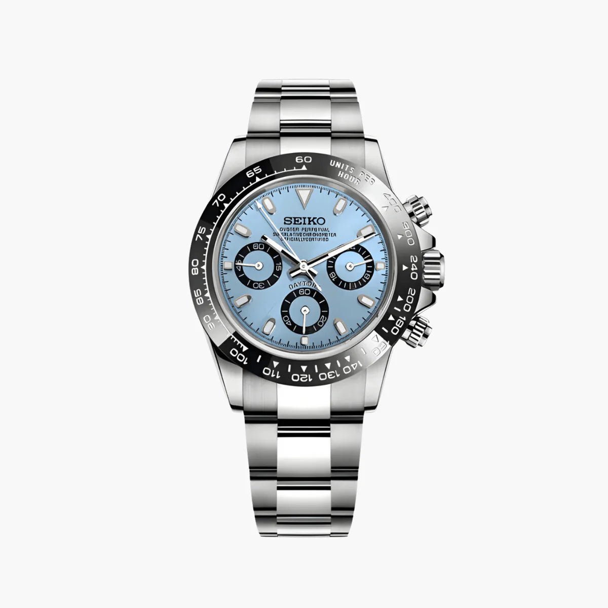 Seiko Mod Daytona | Blue - TWTwatches