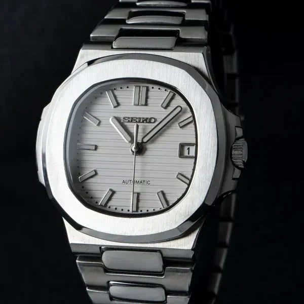 Seiko Mod Nautilus | White - TWTwatches