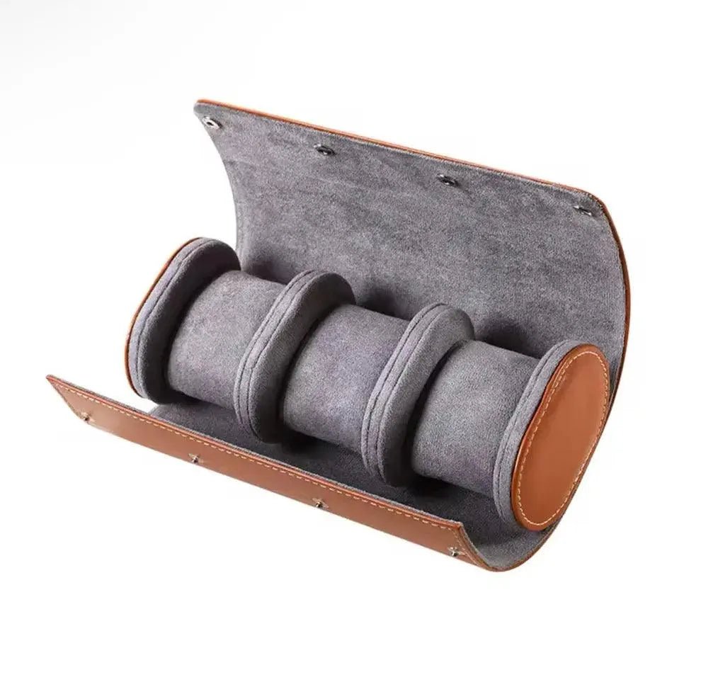 Premium Watch Travel Case Set - Brown - TWTwatches