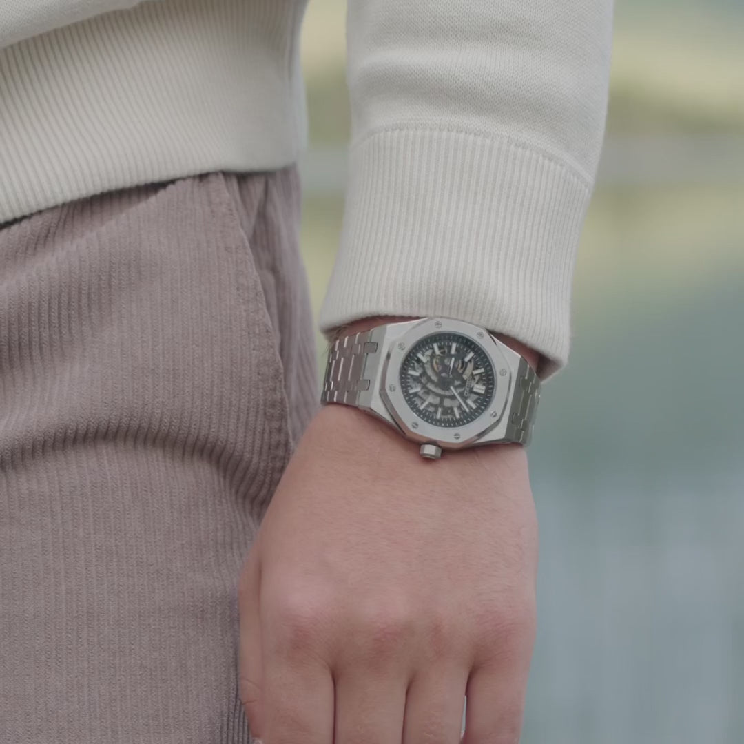 Video laden: Seiko Mod Royal Oak | Skelet