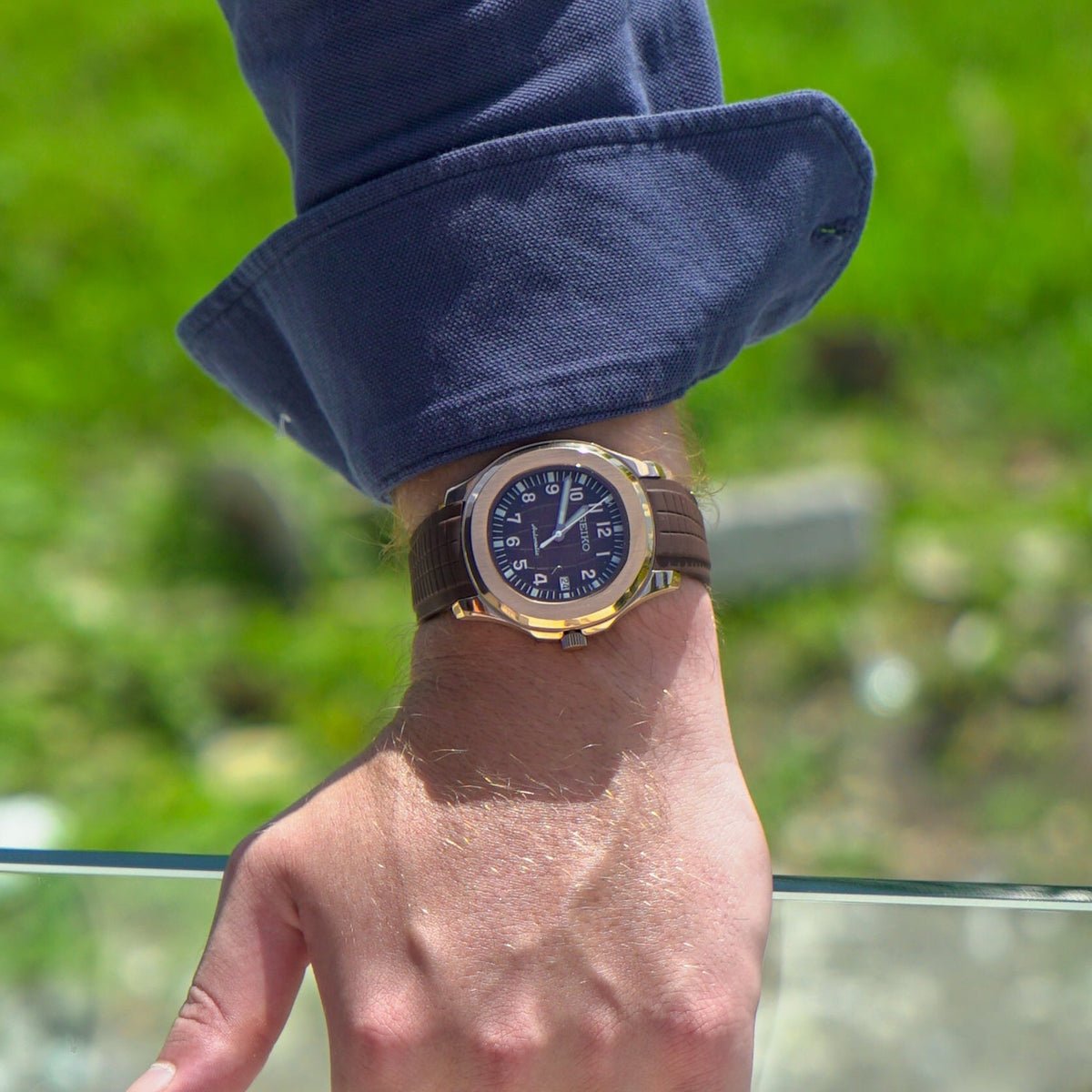 Seiko Mod Aquanaut | Chocolate - TWTwatches