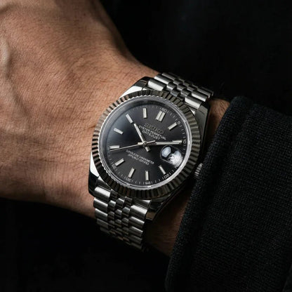 Seiko Mod Datejust | Classic Black - TWTwatches