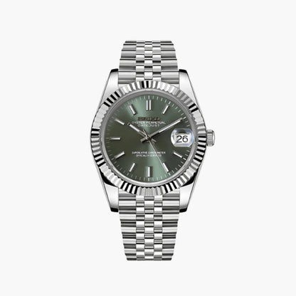 Seiko Mod Datejust | Olive Green - TWTwatches