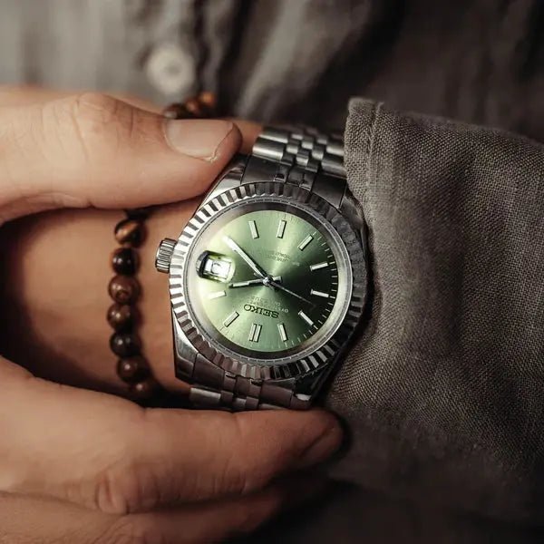Seiko Mod Datejust | Olive Green - TWTwatches