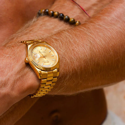 Seiko Mod Day Date | Gold - TWTwatches