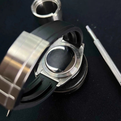 Seiko Mod Daytona Champagne | Rubber - TWTwatches