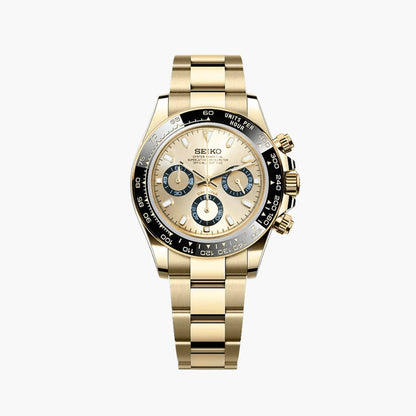 Seiko Mod Daytona | Gold - TWTwatches