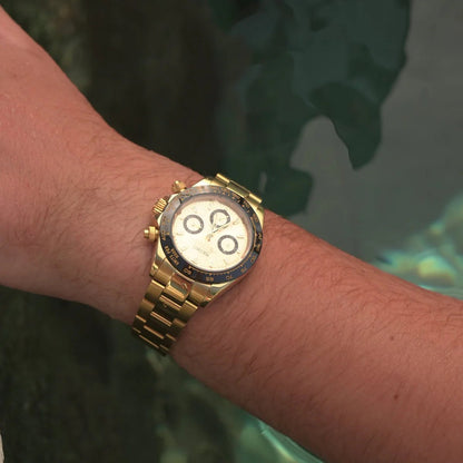 Seiko Mod Daytona | Gold - TWTwatches