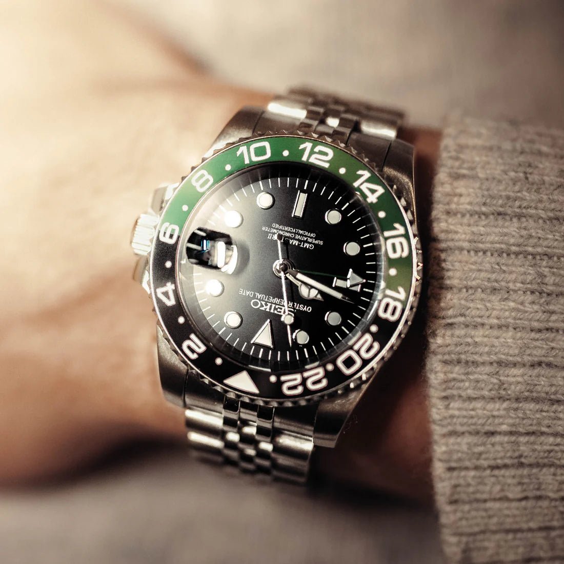 Seiko Mod GMT | Sprite - TWTwatches