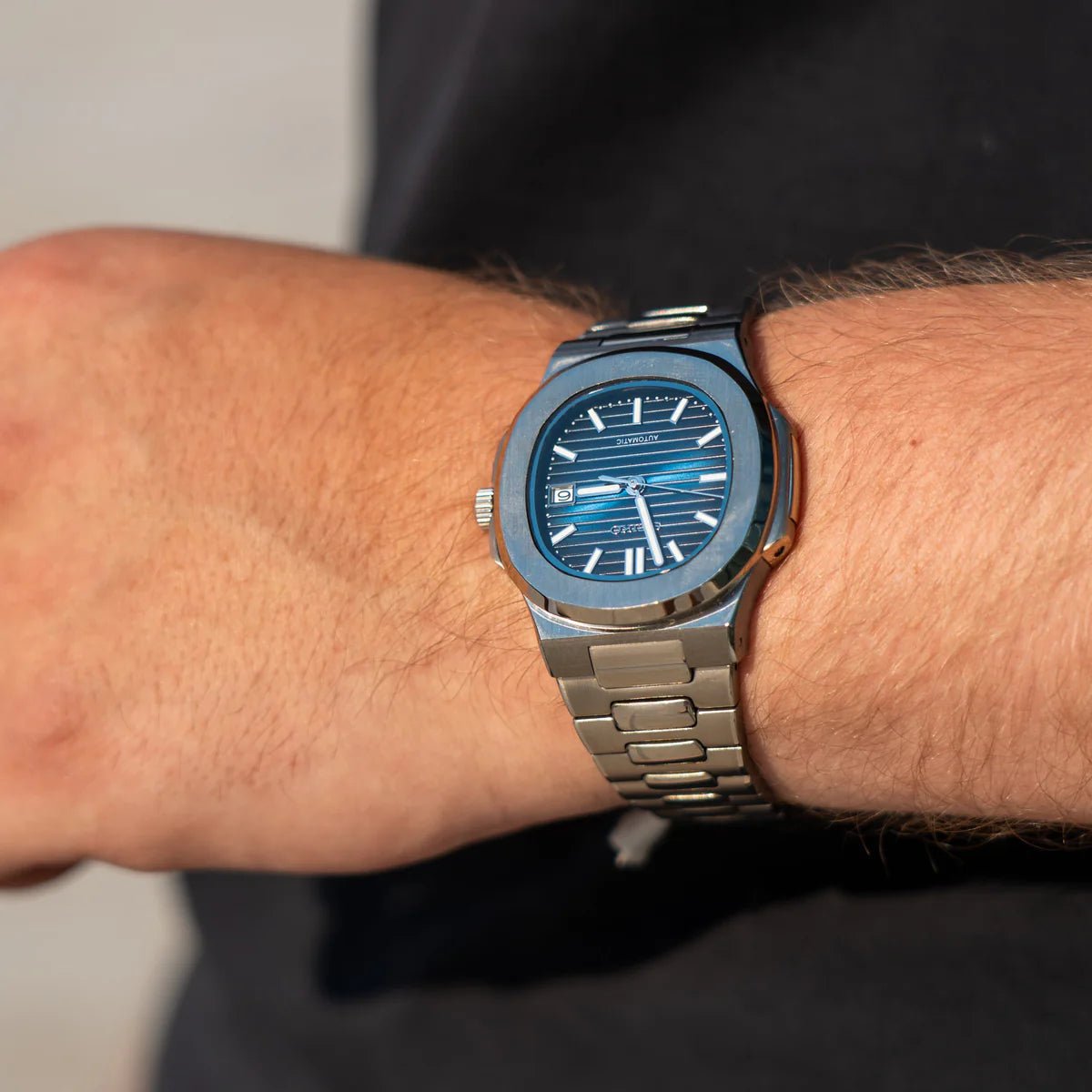 Seiko Mod Nautilus | Blue - TWTwatches