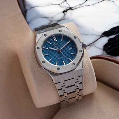 Seiko Mod Royal Oak | Blue - TWTwatches