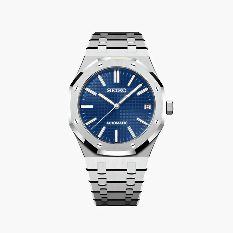 Seiko Mod Royal Oak | Blue - TWTwatches