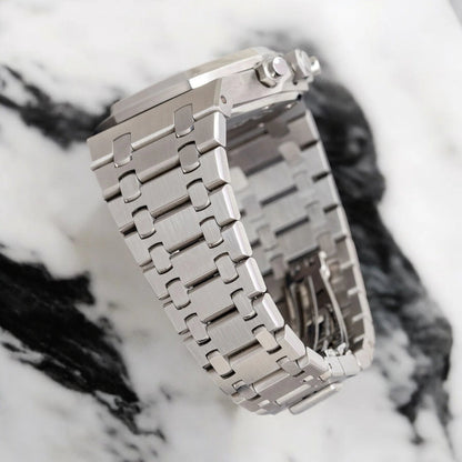 Seiko Mod Royal Oak Chrono | Blue - TWTwatches