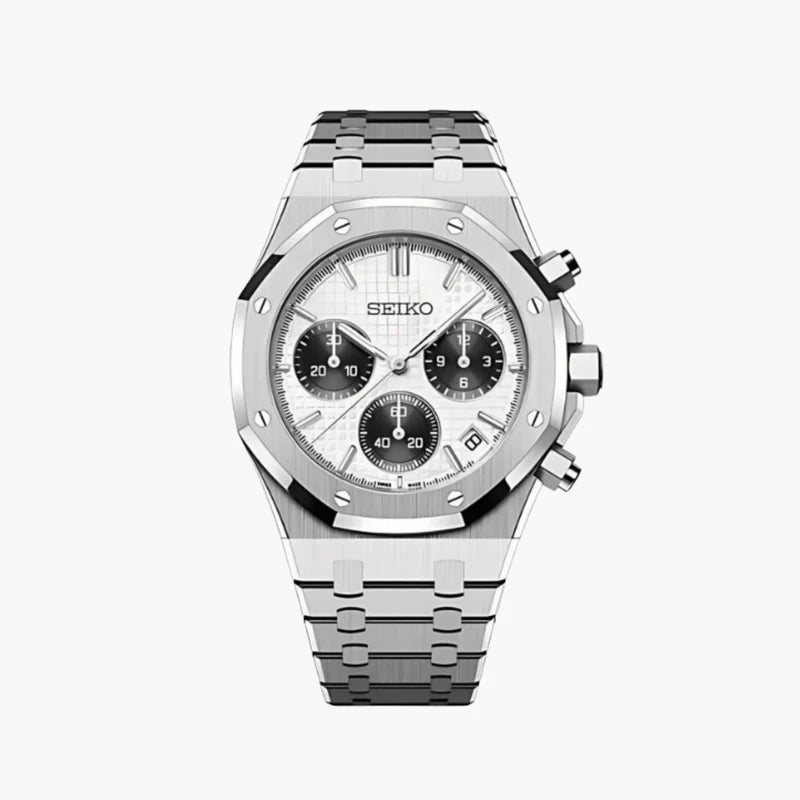 Seiko Mod Royal Oak Chrono | Panda - TWTwatches