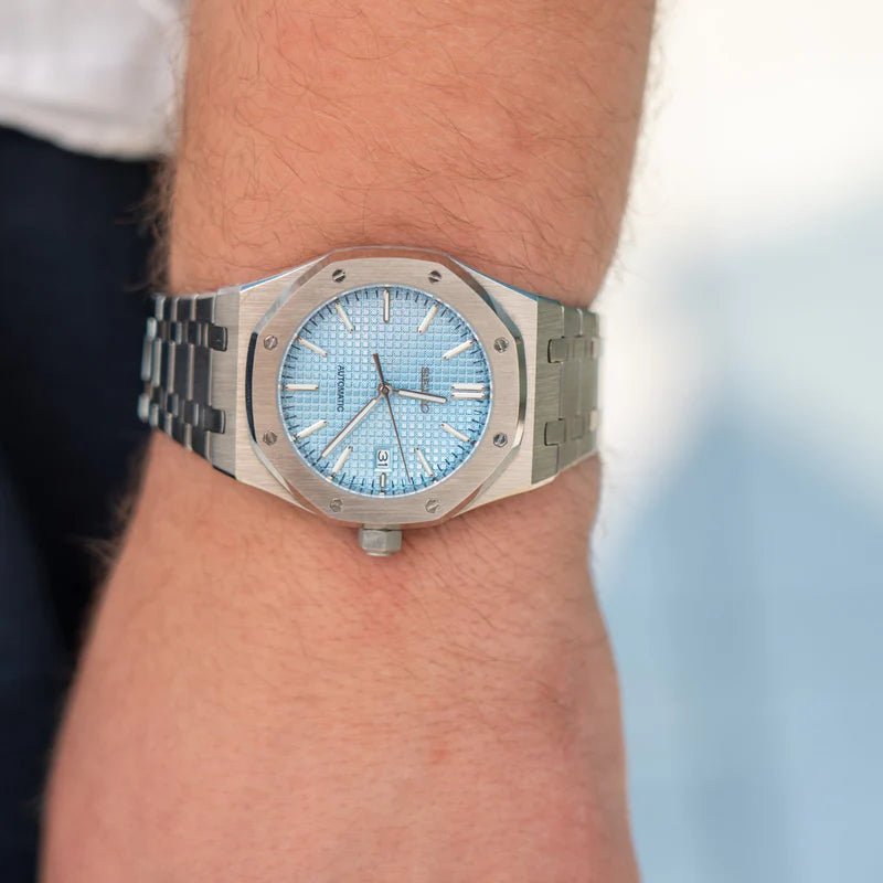 Seiko Mod Royal Oak | Light Blue - TWTwatches