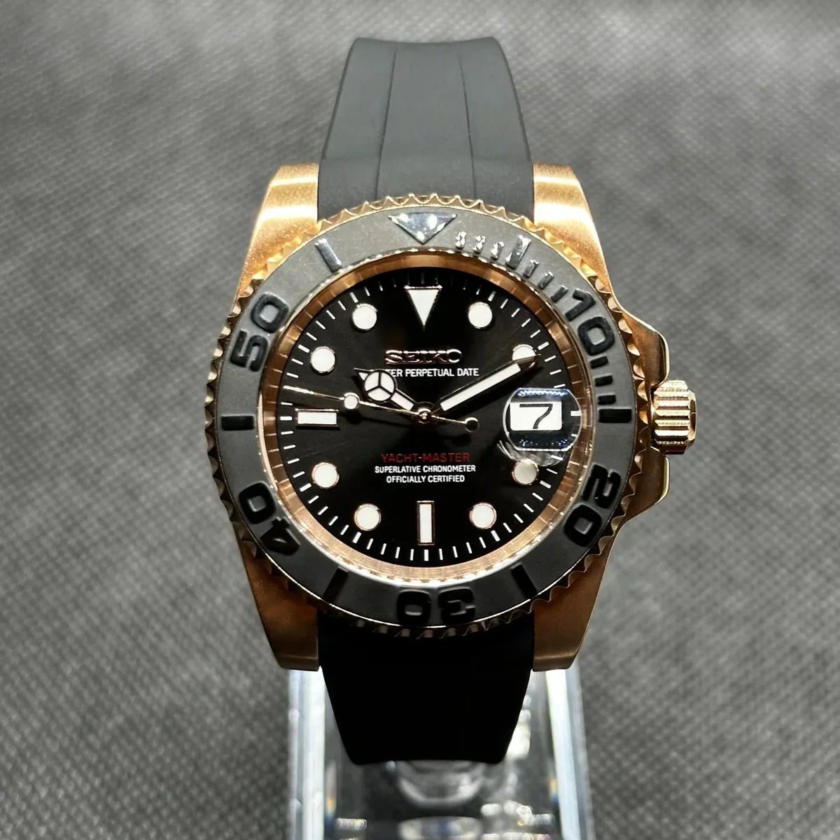 Seiko Mod Submariner Classic | Black - TWTwatches
