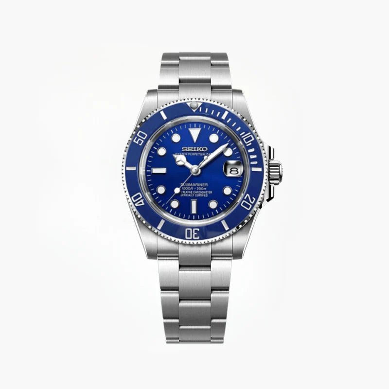 Seiko Mod Submariner | Smurf - TWTwatches